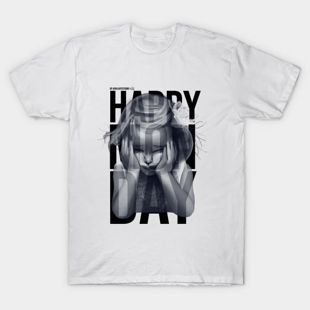 Happy Monday T-Shirt by Jir.artistogro